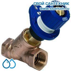 12538 Honeywell, V5010Y0020 Клапан запорно-балансировочный, 3/4", ВР, Kvs 6,4м3, синий