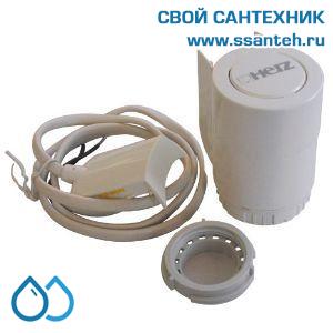 16157 HERZ, 1771121 Термоэлекрический привод для зонного регулирования, М30х1,5, 2-pt, 110Н, 230В, 4,0мм, 3,5мин, НО