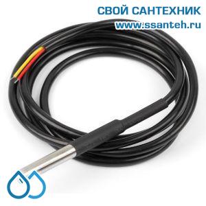 23493 PF00-65-10M Датчик температуры теплоносителя, IP65, PT1000, -40...+150°C, L=55 мм, d=6 мм, кабель 10 м